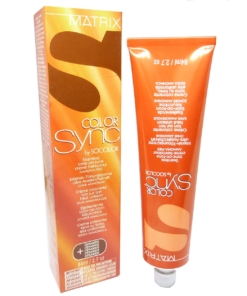 Matrix Color Sync by Socolor Creme Tönung Haar Farbe ohne Ammoniak 84ml - 07R Medium Blonde Red / Mittelblond Rot