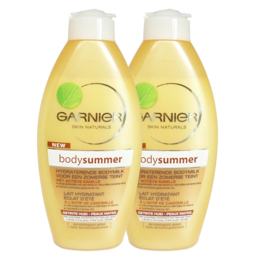 Multipack 2x250ml Garnier Bodysummer Feuchtigkeits-Lotion Sommerlicher Teint