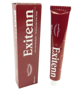 Exitenn Haar Farbe Coloration in vielen Verschiedenen Nuancen - 60 ml - #6.2 Chestnut Brown/Kastanien Braun