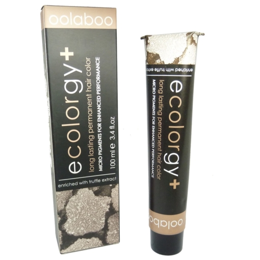 Oolaboo Ecolorgy+ Lang Anhaltende Haar Farbe Coloration Creme 100ml - 06.5 Dark Mahogany Blonde / Dunkel Mahagoni Blond