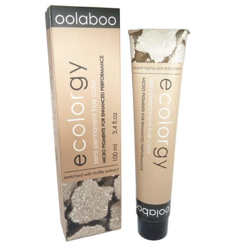Oolaboo Ecolorgy Semi Permanente Haar Farbe Tönung Creme 100ml - 06.5 Dark Mahogany Blonde / Dunkel Mahagoni Blond