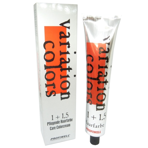 Profiwell Variation Colors Care Colorcream Haar Farbe Permanent Coloration 100ml - 05.62 Light Chestnut / Hell Kastanie