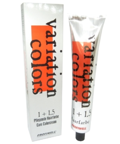 Profiwell Variation Colors Care Colorcream Haar Farbe Permanent Coloration 100ml - 07.34 Blonde Tobacco / Tabakblond