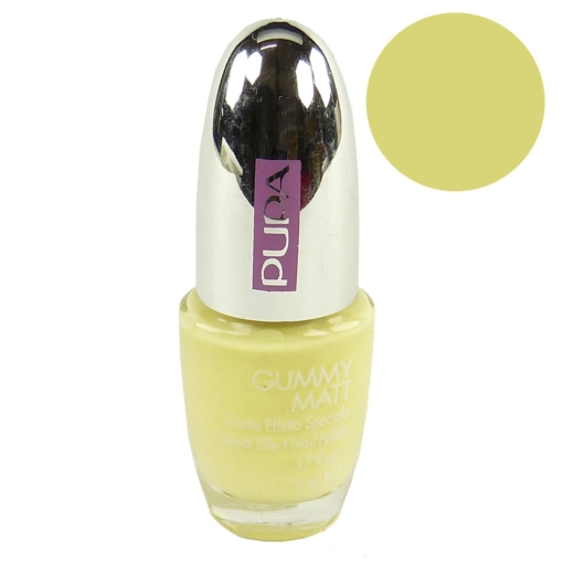 Pupa Gummy Matt Special Effect Nail Polish 004 Gummy Yellow Nagel Lack Farbe 5ml