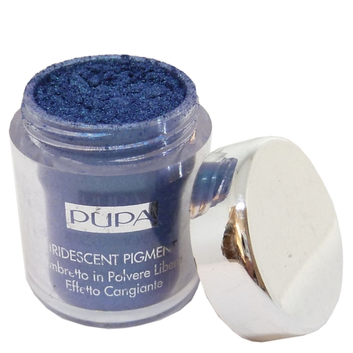 Pupa Iridescent Pigment Loose Powder Eyeshadow 002 blue Lidschatten Puder 4g