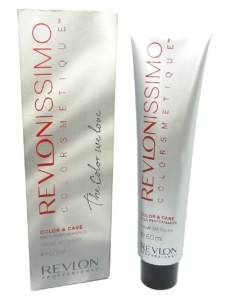 Revlon Professional Revlonissimo Color + Care High Petformance Haar Farbe 60ml - 07.32 Medium Golden Pearl Blonde / Mittelblond Perlmutt Gold