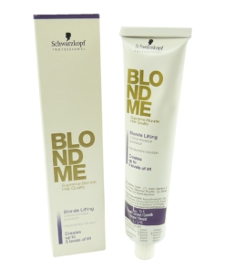 Schwarzkopf Blondme Blonde Lifting - Blond Aufheller Creme - Haarfarbe - 60ml - Blondme L Karamell / Caramel / Caramello / Karamel / Caramel