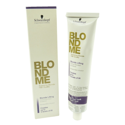 Schwarzkopf Blondme Blonde Lifting - Blond Aufheller Creme - Haarfarbe - 60ml - Blondme L Karamell / Caramel / Caramello / Karamel / Caramel