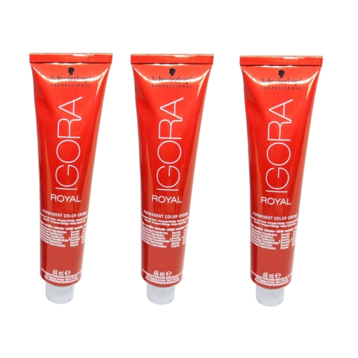 Schwarzkopf Igora Royal Permanent Haar Coloration 0-33 Anti Red Multipack 3x60ml