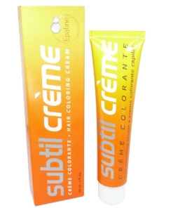 Subtil Creme Hair Coloring Cream Haar Farbe permanent Coloration 60ml - 04.15 Acajou Chatain Cendre