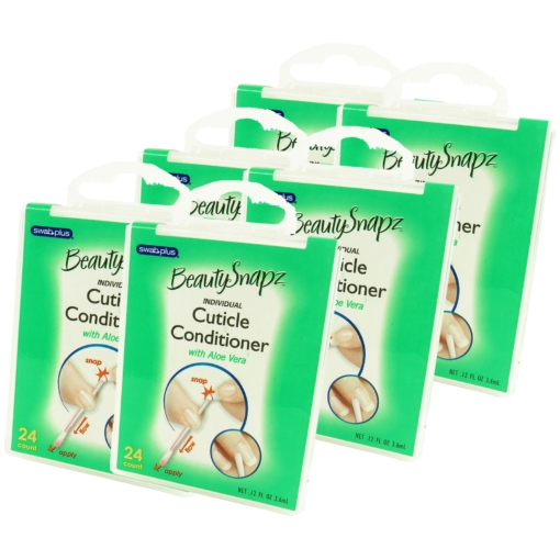 SwabPlus Beauty Snapz Nagelhautbalsam für geschädigte Nagelhaut mit Aloe Vera - 6-Pack