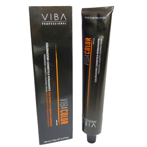 Viba Professional Viba Color Permanent Cosmetic Coloring Cream Haar Farbe 100ml - 02 Darkest Natural Brown