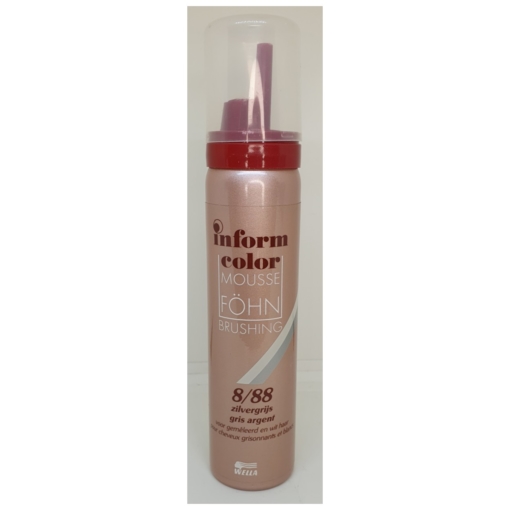 Wella inform color Mousse Föhnschaum Haarfarbe #8/88 gris argent 75ml