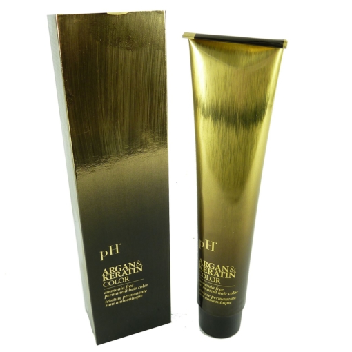 pH Laboratories Argan and Keratin Color Haar Farbe Permanent ohne Ammoniak 100ml - 07.44 Intense Copper Blonde / Intensiv Kupfer Blond