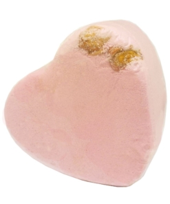 Bomb Cosmetics Pink Rosebud Heart Bath Blaster 100g