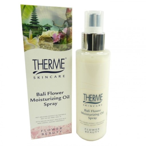 Therme Skincare Bali Flower Moisturizing Oil Spray Haut Körper Pflege Öl 125ml