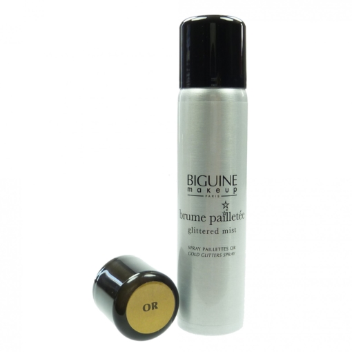 BIGUINE Glitzerspray Gold Körper Haar Spray - 75ml Pflege Kosmetik Make Up