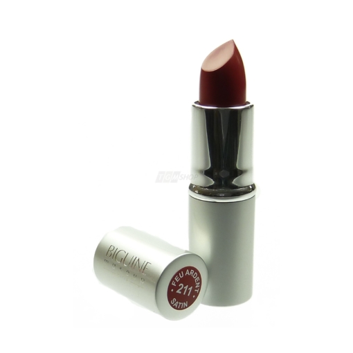 Biguine Make Up Paris Rouge a Levres Satin Lippen Stift Farbe langanhaltend 3,5g - Feu Ardent