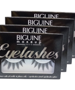 Biguine Make Up Paris Eyelashes 13304 Faux Cils Effet Plume Wimpern Multipack 4x