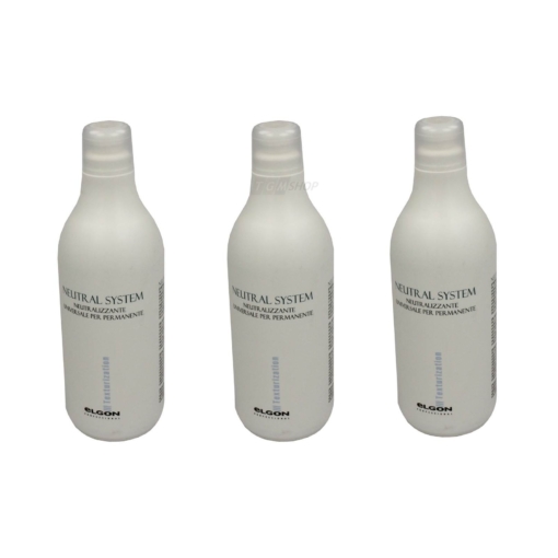 Elgon Neutral System Texturization Dauerwelle Haar Pflege Multipack 3x1000ml