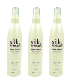 Joico Silk Result Instant Smoother Haarpflege Glätteisen Hitzeschutz 3x150 ml