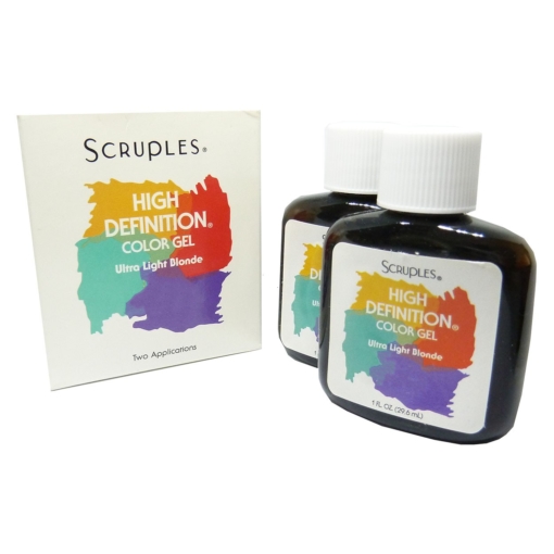 Scruples High Definition Color Gel Ultra Light Blonde Haar Farbe 2x29,6ml - # UL-G