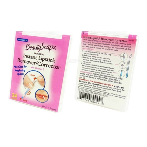 SwabPlus Beauty Snapz Instant Lipstick Remover Corrector Cleansing - 1-Pack