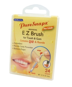 SwabPlus Pure Snapz EZ Brush Pina Colada Zahnbürste Plaque Reinigung Fluorid