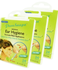 SwabPlus Pure Snapz Ear Hygiene Ohr Pflege Reinigung Reise Multipack - 3-Pack