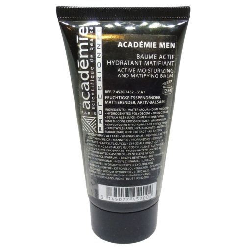 Academie Paris Men Active Moisturizing and Matifying Balm Gesicht Pflege 50ml