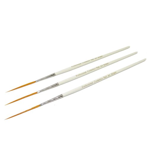 3x Professional Cosmetics Nail Art Striper Pinsel Fine liner Maniküre Multipack