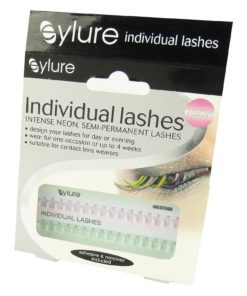 Eylure Individual Lashes NEON Semi permanent Einzelne Wimpern Augen Neon Farben