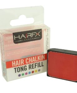 HairFX London Hair ChalkIn Tong Refill Haar Kreide Farbe Styling auswaschbar 4g - Racy Red