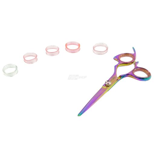Hisaki Shark Fin Titanium non Swivel Rechtshänder Friseur Haar Schere 440-A #6