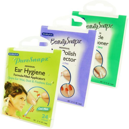 SwabPlus Beauty Snapz Set 3- teilig Korrekteur Pfleger Entferner und Reiniger