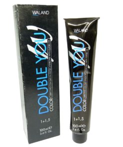 Waland Double You Color Haar Farbe Coloration Creme Permanent 100ml - 04.5 Mahogany Brown / Mahagoni Braun