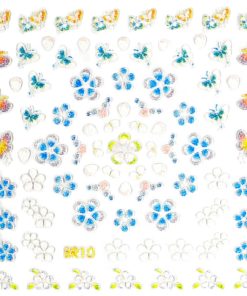 YOU Nails Nail Art Tattoo Design Nagel Aufkleber Maniküre 1 Bogen div. Sticker - BR 10