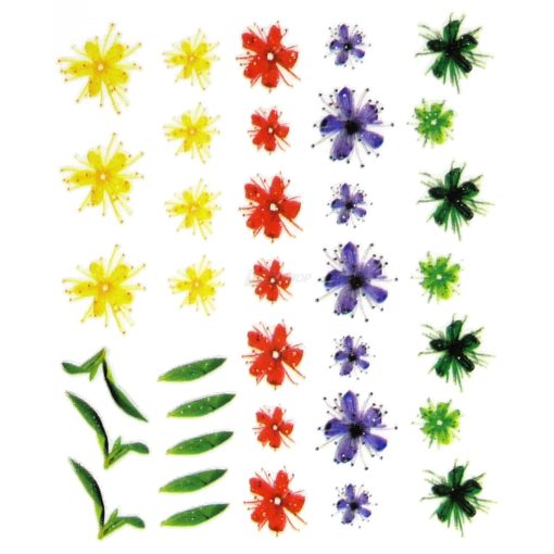 YOU Nails Nail Art Tattoo Nail Design Nagel Aufkleber diverse Blumen 1 Bogen
