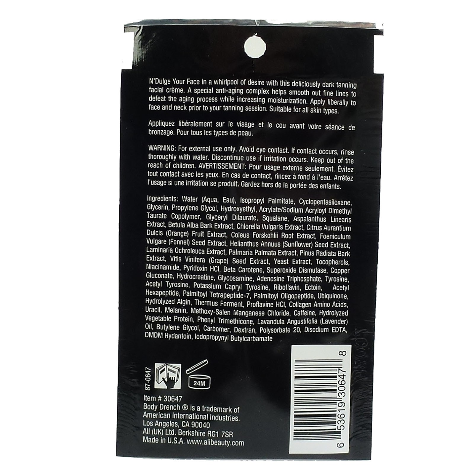 Body Drench Quick Tan + 6x NDulge your Face Körper Gesicht Bräunung Creme Set