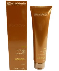 Academie Paris Bronzecran Body Sunscreen Milk SPF 15 Sonnen Milch Pflege 150ml